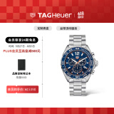 泰格豪雅TAG Heuer F1系列赛车运动防水计时码表石英钢带男表 CAZ1014.BA0842
