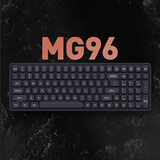 IQUNIX MG65系列矮轴机械键盘无线三模适配Mac平板办公超薄游戏 MG96 夜游黑 轻羽轴