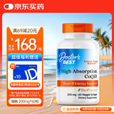 Doctor's best辅酶Q10素食胶囊辅酶素q10复方205mg（含5mg黑胡椒）60粒多特倍斯