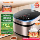 九阳（Joyoung）多功能触控面板5升家用大容量4~5人微压电饭煲饭锅柴火饭6层复合加厚铁釜内胆1200WIH加热F-50T7