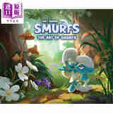 预售 Smurfs大电影艺术设定集 蕾哈娜配音电影 The Art of Smurfs 英文原版 Matt Murray 经典电影 幕后创作故事