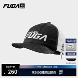 KAILAS FUGA凯乐石跑山全顶帽男女同款透气轻便户外运动越野帽子 墨黑/浅银灰 均码