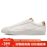 耐克NIKE板鞋男经典BLAZER LOW '77运动鞋DV7231-001米黄42