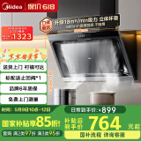 美的（Midea）抽油烟机 家用侧吸式吸油烟机 排烟机 厨房脱排烟机CXW-200-J30家电国家补贴立减15%