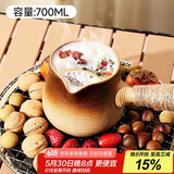 八千行围炉煮茶壶陶瓷侧把烤奶罐大容量室内户外煮茶器具可明火烧水壶