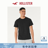 HOLLISTER24夏款经典小海鸥情侣基础款短袖T恤男装女装KI324-4042 黑色 M (180/100A)