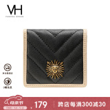 VANESSA HOGAN VH女包撞色短款钱包多卡位钱夹精致零钱包送女友520礼物送女友