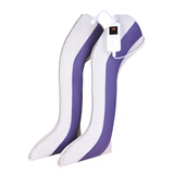 益博士海盐热敷包护膝关节腿部按摩器加长电加热防寒足底保暖按摩老人 高贵紫 大码（L）