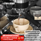 MHW-3BOMBER轰炸机咖啡泽田杯 陶瓷杯意式咖啡杯 专业拿铁艺术拉花杯压纹 【加厚杯口】泽田杯-杏仁色280ML