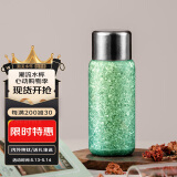 eno纯钛保温杯大容量高档焖茶杯便携商务户外保冷杯极光绿450ML