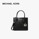 迈克.科尔斯（MICHAEL KORS）女神节礼物mk女包 Mercer中号风琴包手提单肩包 黑色35S1GM9M2L
