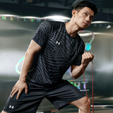 安德玛（Under Armour）速干运动短袖T恤男夏季薄款吸湿排汗健身透气上衣足球训练服 2XL