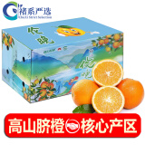 诸氏橙品【褚系严选】官方橙子水果 秭归伦晚脐橙 高山冰糖甜橙端午节礼盒 褚系严选10斤优级L果--净重9斤