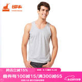 铜牛内衣背心男士休闲运动背心舒适打底衫汗衫NB006 10花灰 2XL (180/105)