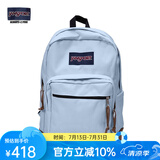 JANSPORT杰斯伯双肩包女男复刻暮光学生电脑包旅行背包书包 4QVA7G7雾霾蓝-侧袋+隔层