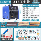 兰博（Redbo） 无气二保焊机一体机不用气电焊机家用小型220v三用315双电压 315四用 工业大数显双电压 5米枪