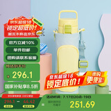 虎牌（TIGER）儿童户外便携直饮盖真空保温保冷杯MTT-B80C-YB柠檬黄800ml