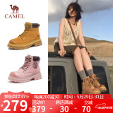 骆驼（CAMEL）【山丘】经典大黄靴反绒马丁靴户外工装靴 L23W076065 土黄 37