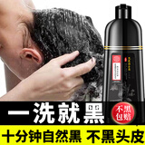 同仁堂染发剂一洗黑纯黑植物正品自然黑不沾头皮染发膏100%天然植物 天然植物染黑 (防过敏+全套工具)