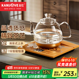 金灶（KAMJOVE）涌泉式全自动上水电热水壶 0.8L玻璃烧水壶 智能保温恒温电茶壶 H7