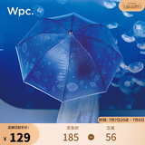 Wpc.长柄雨伞新江之岛水族馆联名日本高颜值透明可爱加固结实抗风雨具