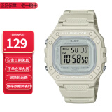 卡西欧（CASIO）卡西欧手表小方块防水数显电子表狂飙安欣同款男女学生运动手表 W-218HC-8A