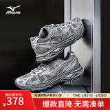 美津浓（MIZUNO）【RACER S】软底轻便运动跑步鞋男女同款缓震透气休闲慢跑鞋 24/野鸽灰 42 (270mm)
