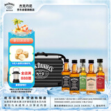 杰克丹尼（Jack Daniels）调和型 混合口味 露营酒伴礼盒装 50ml*5瓶 美国 威士忌 力娇酒