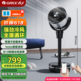 格力（GREE）【冷风循环】空气循环扇空调扇WiFi遥控摇头落地扇净化等离子除菌净化 KSZ-03X60DgZ