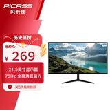 凡卡仕（RICRSS）21.5英寸IPS显示器HDMI全高清窄边框广视角低蓝光不闪屏办公家用液晶电脑显示屏幕 