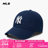 MLB帽子男女软顶棒球帽虞书欣明星同款运动鸭舌帽3ACP6601N-50NYS-F
