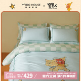 MIDO HOUSE铭都&星星人联名款床上四件套全纯棉床单-踩星星的猫 1.8m床单款