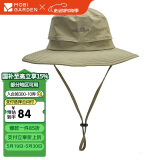 牧高笛（MOBIGARDEN）户外防泼水防晒帽子遮阳帽登山帽钓鱼渔夫帽 NX20108003 卡其色