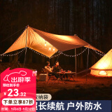 原始人（The Primitive） 户外露营灯野营照明氛围天幕帐篷灯串led超长续航装饰用品串灯带 10米80灯-白色磨砂球（电池款）