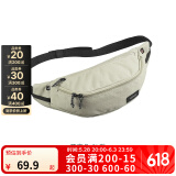 迪卡侬（DECATHLON）跑步腰包女运动腰包手机斜挎包战术包机动收钱挎包男 亚麻色_2L款 均码