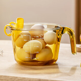 格娜斯玻璃量杯带刻度牛奶杯耐高温烘焙工具厨房专用食品级打鸡蛋杯子