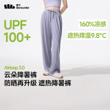 蕉下（beneunder）阔腿裤休闲裤子女士垂坠感宽松防晒运动长裤透气春夏款AL206