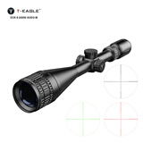 突鹰 光学强抗震瞄准器十字镜狙击镜24倍4-16X44短款可调吃鸡微光夜视 突鹰EOX6-24X50AOEG（红绿灯光） 双钉11MM燕尾支架
