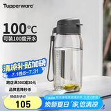 特百惠（Tupperware）乐趣550ML塑料杯夏季男女学生便携运动水杯子毕业礼物 都市灰
