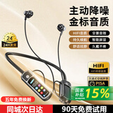 雅兰仕（EARISE）【运动专属】蓝牙耳机挂脖式无线颈挂运动K歌直播降噪超长续航入耳式大音量超强音质适用苹果 YG12