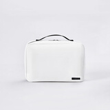 imblu洗漱包女生男士旅行出差手提化妆包大容量便携干湿分离防水收纳袋 本白色