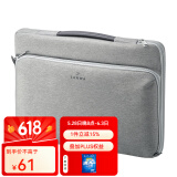 SANWA SUPPLY 苹果电脑包手提 macbookpro内胆包 笔记本包 毛绒内胆专利护角 浅灰色 13.3英寸【适配新Mac Pro14】