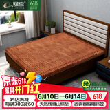 绿享 山棕床垫硬棕垫手工线缝棕榈床垫定做榻榻米薄床垫单双人厚垫子 18cm总厚(缝制山棕芯+麻纱面料) 1.8米*2米
