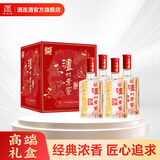 泸州老窖 六年窖头曲 浓香型白酒 52度 500mL 4瓶 龙腾盛世礼盒