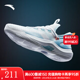 安踏（ANTA）KT3 Team｜篮球鞋男汤普森夏季中帮透气防滑减震学生实战运动鞋子 【KT-FLY】安踏白/淡钢蓝-1 43 (270mm)