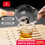 heisou耐热玻璃茶漏茶具配件茶叶过滤器茶水分离茶隔网滤茶器C650