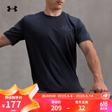 安德玛（UNDERARMOUR）春夏Vanish男子训练运动短袖T恤父亲节礼物1383973 黑色001 L