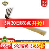 德沃多肥料两用小锄头木柄碳钢农用锄地农具园艺沙滩玩具挖沙赶海工具套装