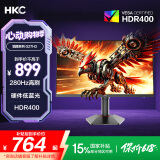 HKC 27英寸280Hz FastIPS快速液晶HDR400硬件低蓝光1ms游戏电竞240Hz升降旋转显示器 猎鹰二代G27H3