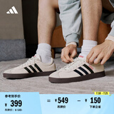 adidas T头鞋 VL COURT复古板鞋德训鞋男女阿迪达斯轻运动   灰色/黑色/红色(推荐女生选小半码)   36.5